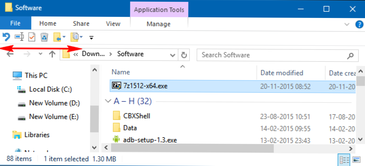 Jak dostosować pasek narzędzi szybkiego dostępu Eksploratora plików w systemie Windows 10 (Jak)