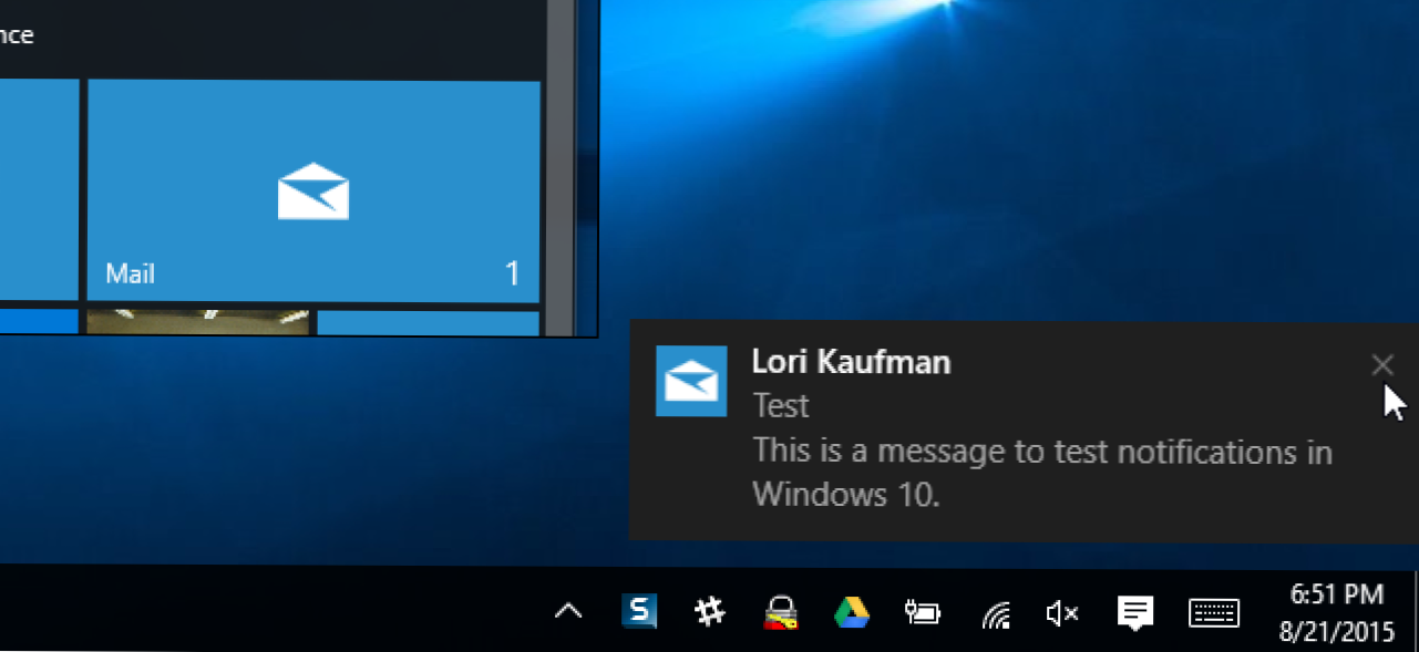 Sähköpostiilmoitusten ottaminen käyttöön ja poistaminen käytöstä Windows 10: ssä (Miten)