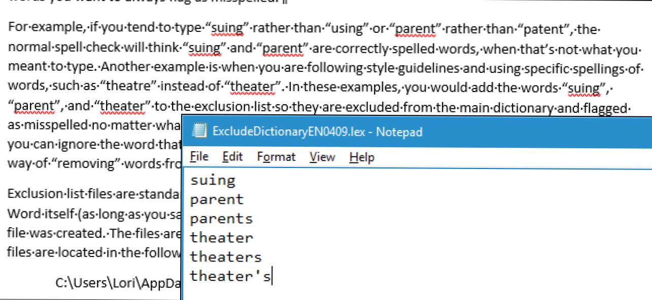 Bagaimana Mengecualikan Kata-Kata Tertentu dari Periksa Ejaan di Microsoft Word (Bagaimana caranya)