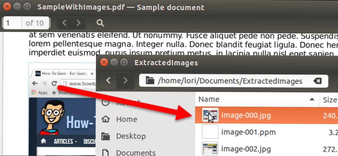 Kuvien purkaminen ja tallentaminen PDF-tiedostosta Linuxissa (Miten)