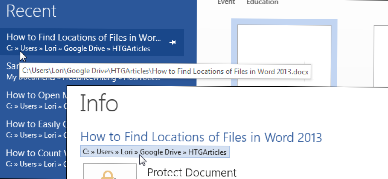 Jak znaleźć lokalizacje plików w programie Word (Jak)
