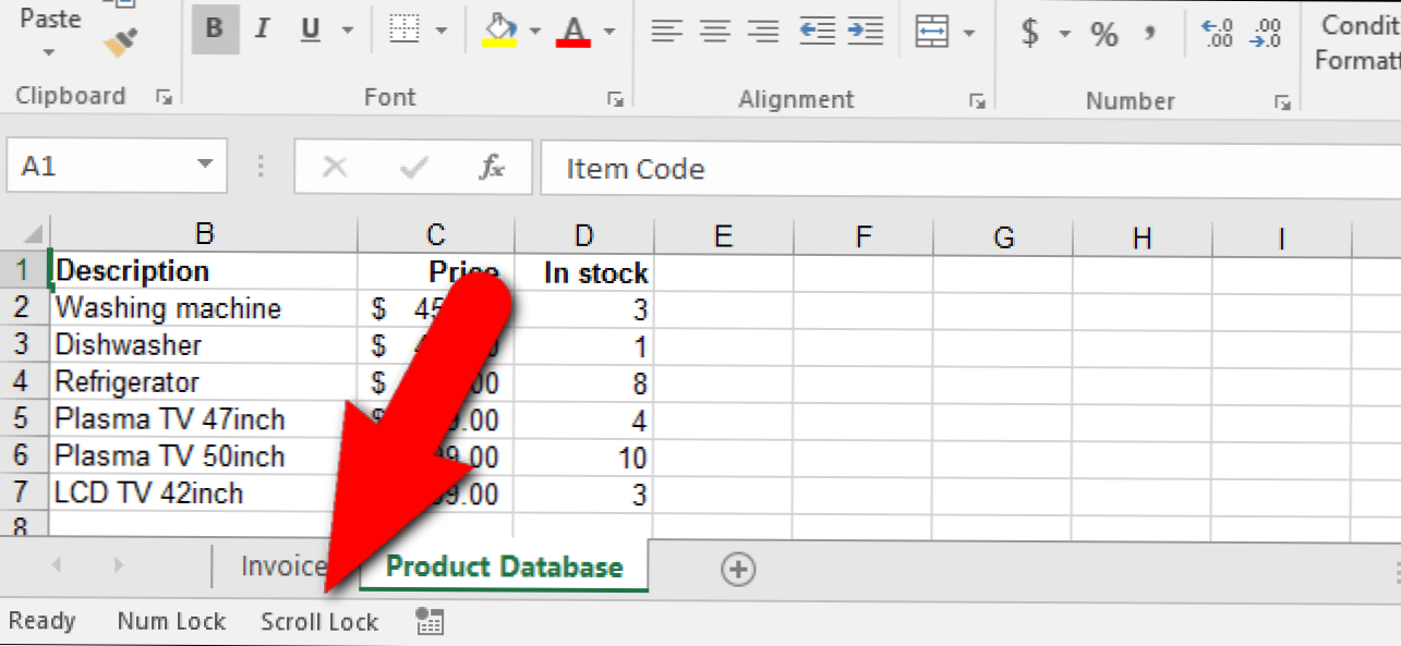 Miten korjata nuolinäppäimillä Excelissä (Miten)