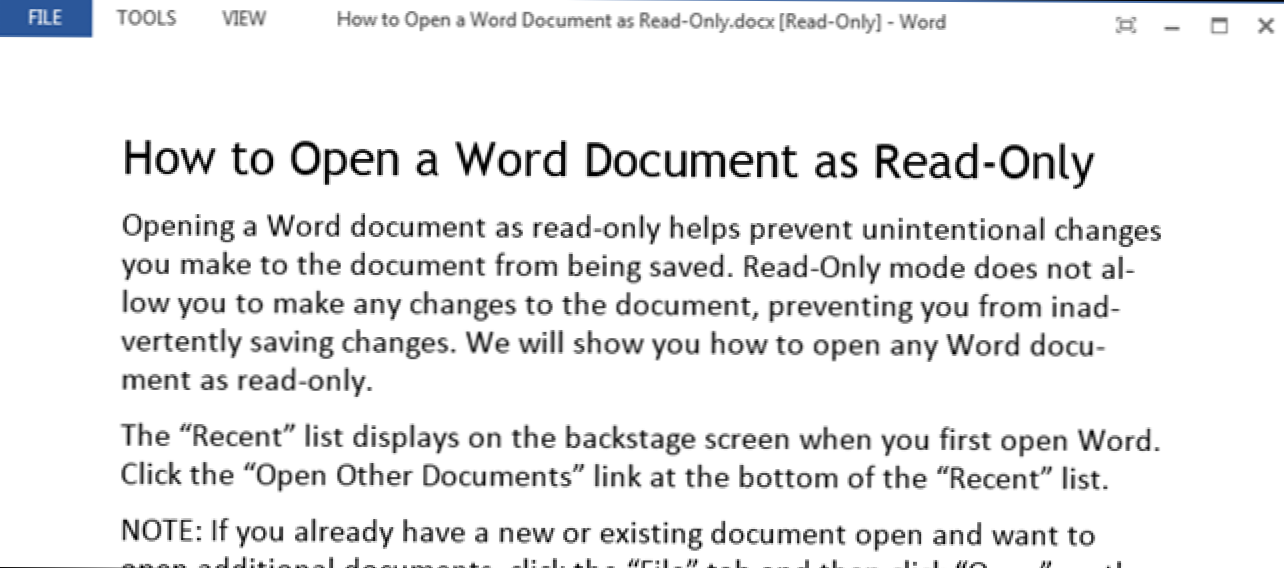 Cara Membuka Dokumen Word sebagai Read-Only (Bagaimana caranya)