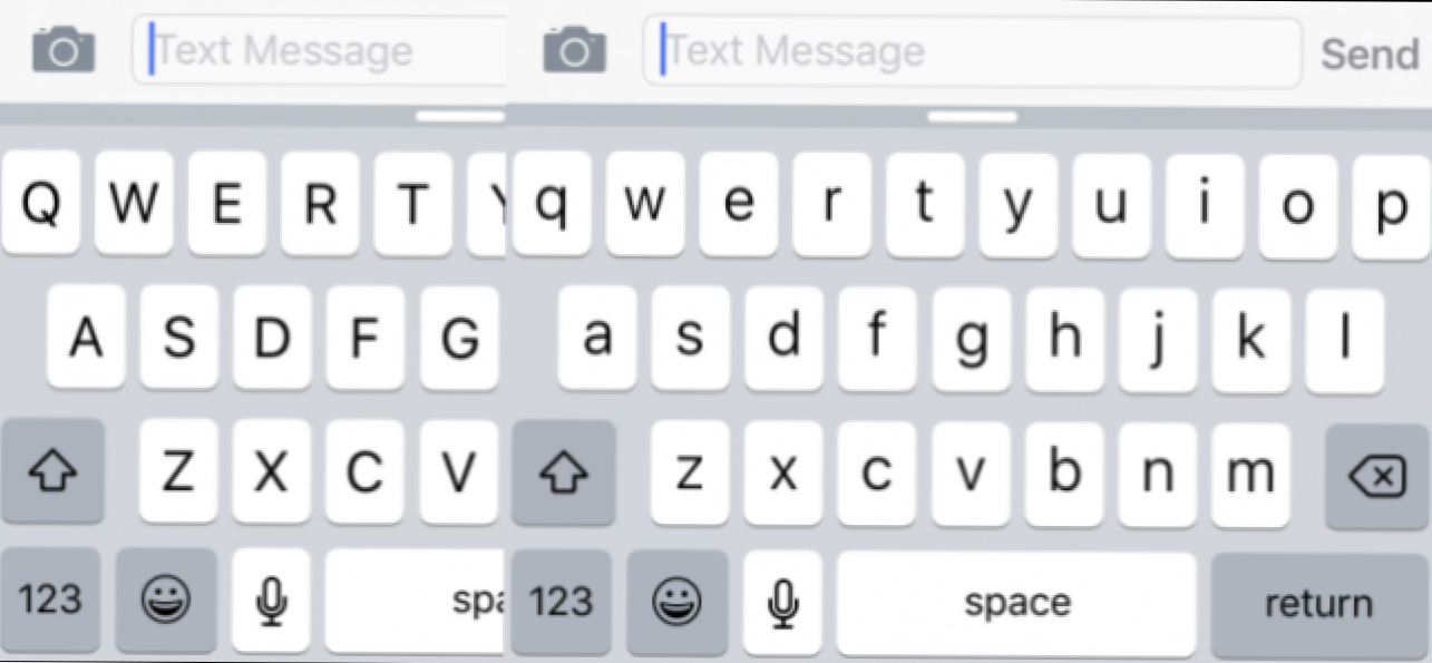 Jak ponownie włączyć starą klawiaturę dotykową z dużymi literami w systemie iOS 9 (Jak)