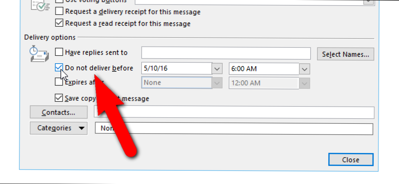 Cum se programează sau se întârzie trimiterea mesajelor de e-mail în Outlook (Cum să)