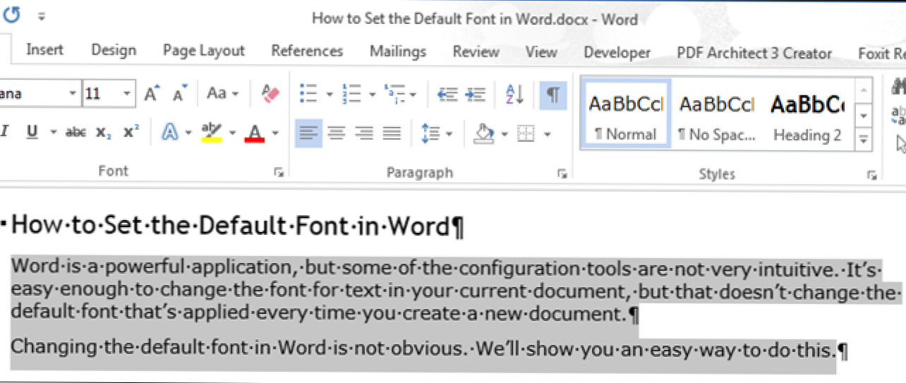 Cara Menetapkan Font Default di Word (Bagaimana caranya)