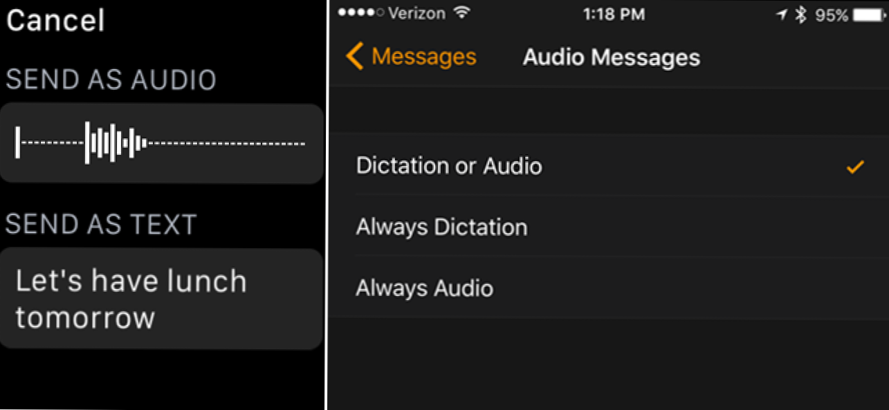 Kā izlaist "Nosūtīt kā tekstu" uzvedni uz ziņojumiem Apple Watch (Kā)