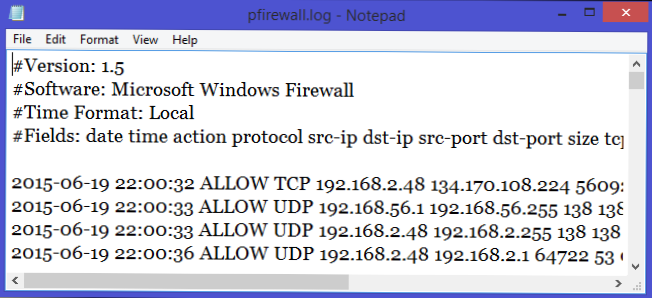 Cum să urmăriți activitatea Firewall cu jurnalul de paravan de protecție Windows (Cum să)