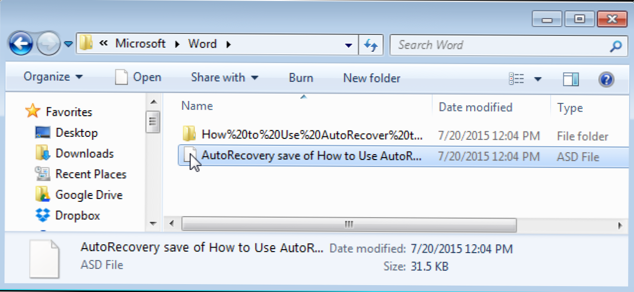 Как да използвате AutoRecover за автоматично запазване на вашите Word документи и възстановяване на пропуснати промени (Как да)