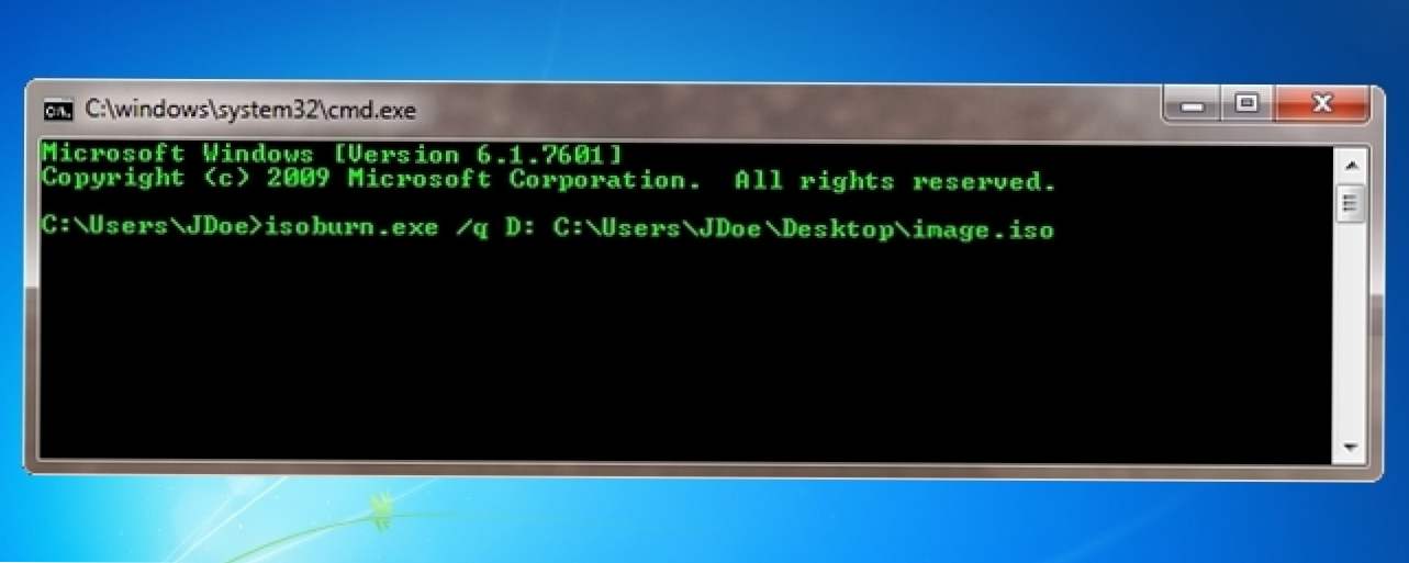 Mungkinkah untuk Membakar Citra ISO ke DVD Menggunakan Command Line di Windows? (Bagaimana caranya)