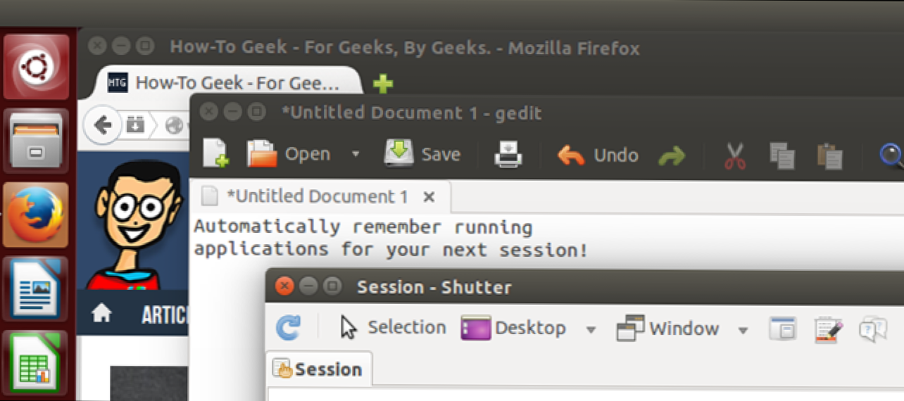 Jak automatycznie zapamiętywać uruchamianie aplikacji z twojej ostatniej sesji w Ubuntu 14.04 (Jak)