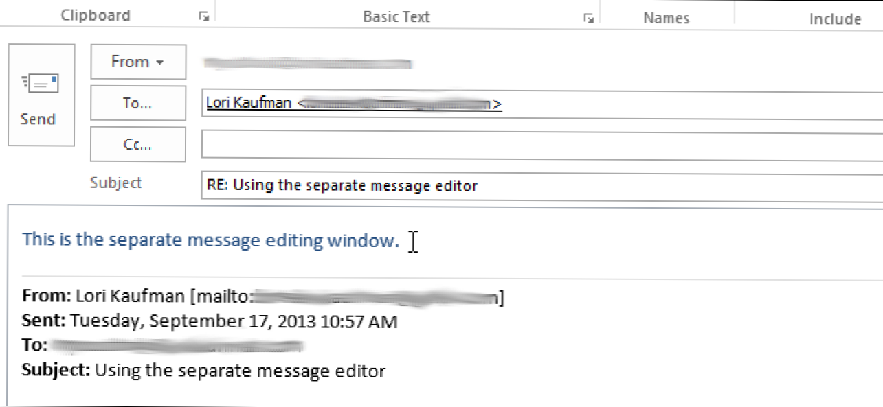 Kako omogućiti i onemogućiti odvojeni prozor za uređivanje poruka za odgovore u programu Outlook 2013 (Kako da)