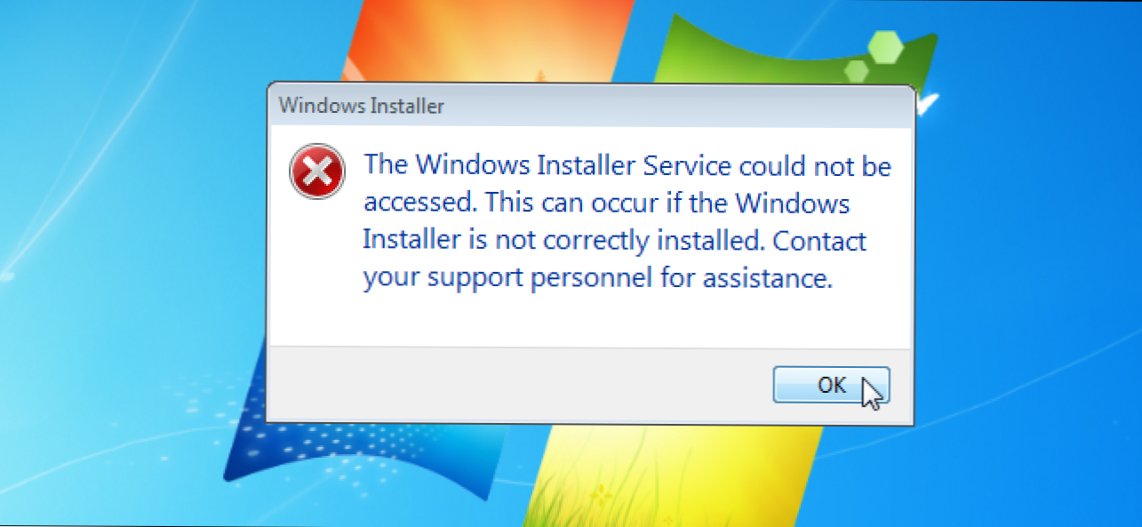 Jak naprawić "Nie można uzyskać dostępu do usługi Instalatora Windows" Błąd w systemie Windows 7 (Jak)