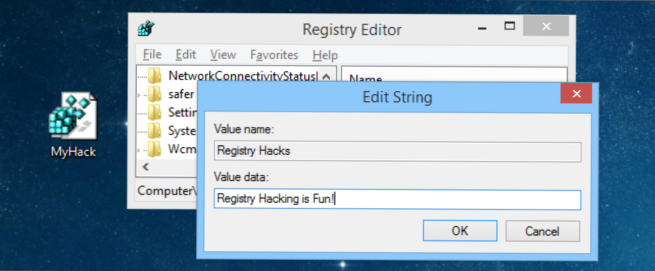 Cara Membuat Hacks Registry Windows Sendiri (Bagaimana caranya)