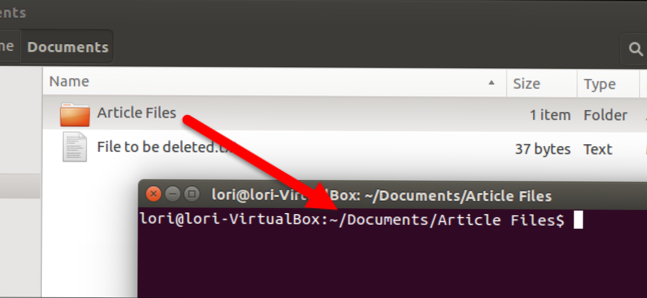 Jak otworzyć terminal do określonego folderu w przeglądarce plików Ubuntu (Jak)