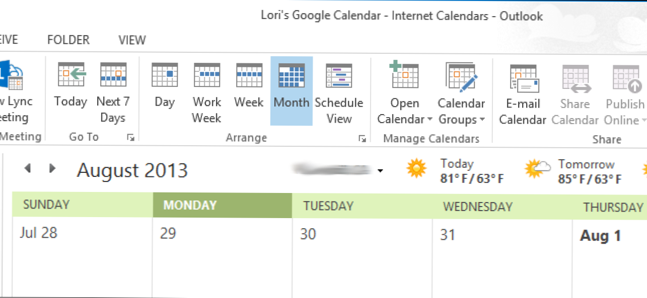 Cum să vizualizați Calendarele Google în Outlook 2013 (Cum să)