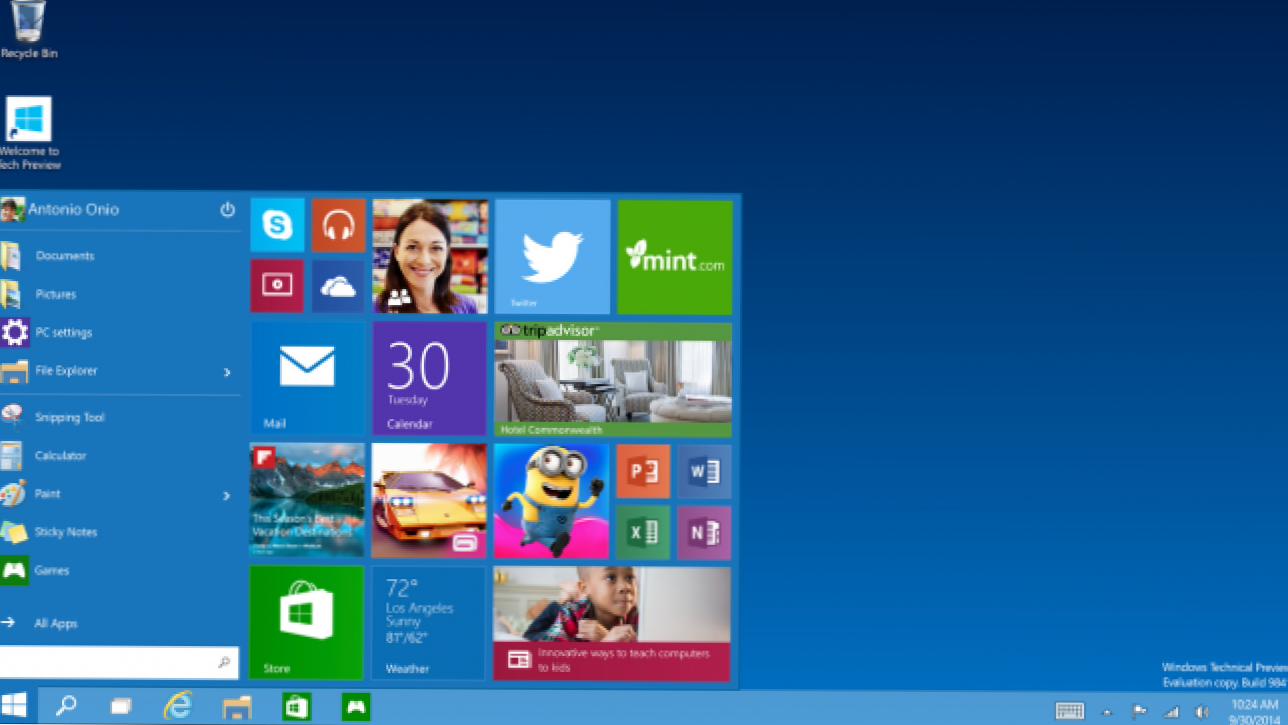 Microsoft anunță Windows 9, dar numește Windows 10 (Cum să)