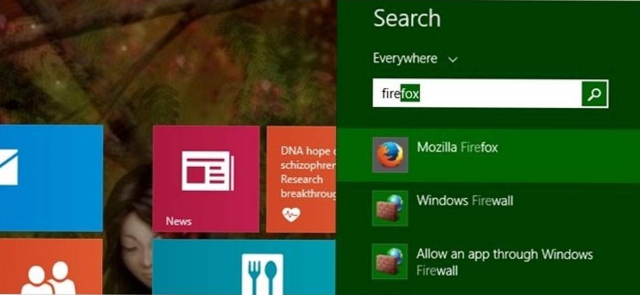 Защо търсенето на приложения в Windows 8 не е по-дълъг мач? (Как да)