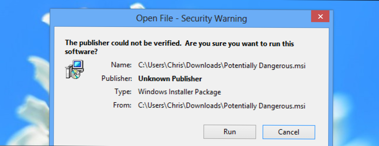 Could not verify. Exe file. File securer. The most Dangerous Malware.