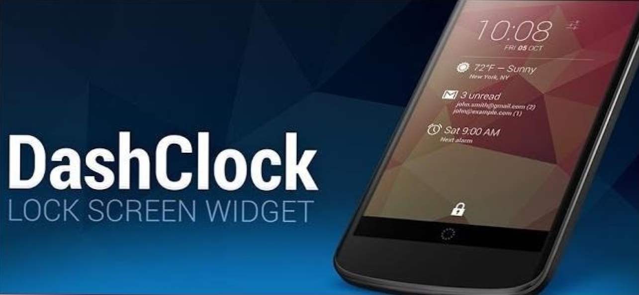 DashClock je ono što bi trebalo biti Widgeti zaključavanja zaslona Androida (Kako da)