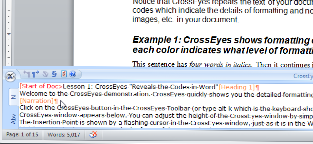 Łatwo przeglądaj kody formatujące w programie Word 2010 za pomocą CrossEyes (Jak)