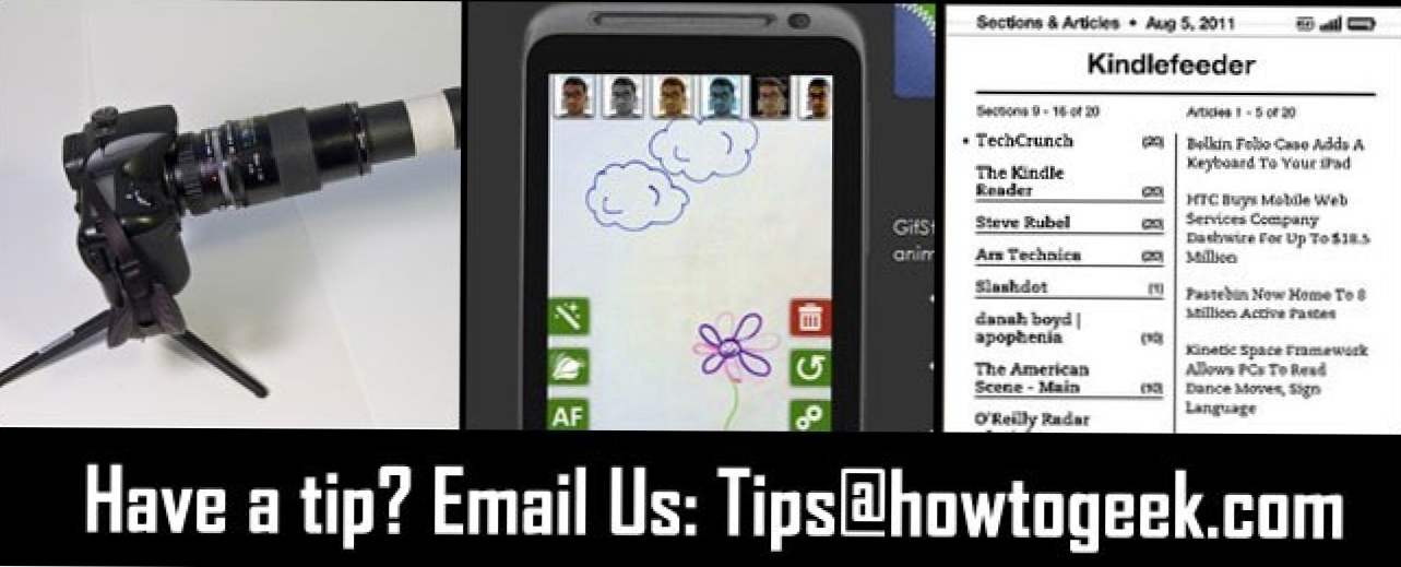 Din caseta de sfaturi: scanare film și diapozitive, un animator Android GIF, și RSS Feeds Kindle (Cum să)