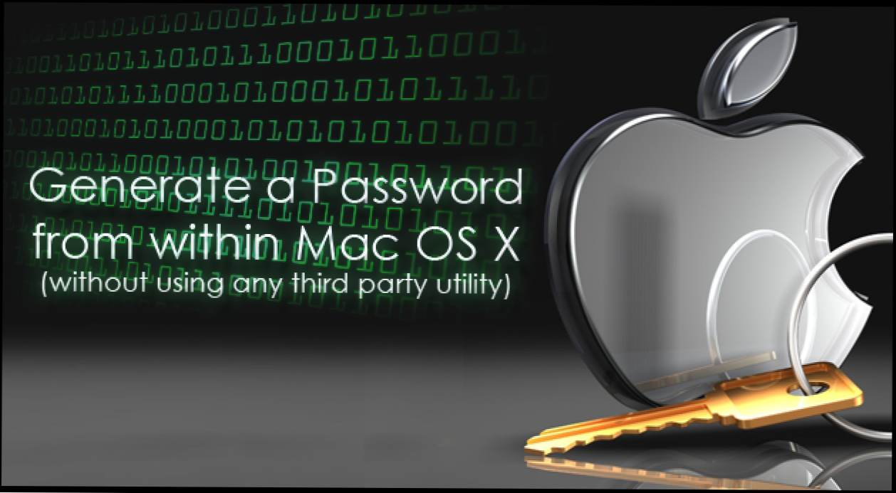 Luo vahva salasana Mac OS X Lionin sisäisellä apuohjelmalla (Miten)