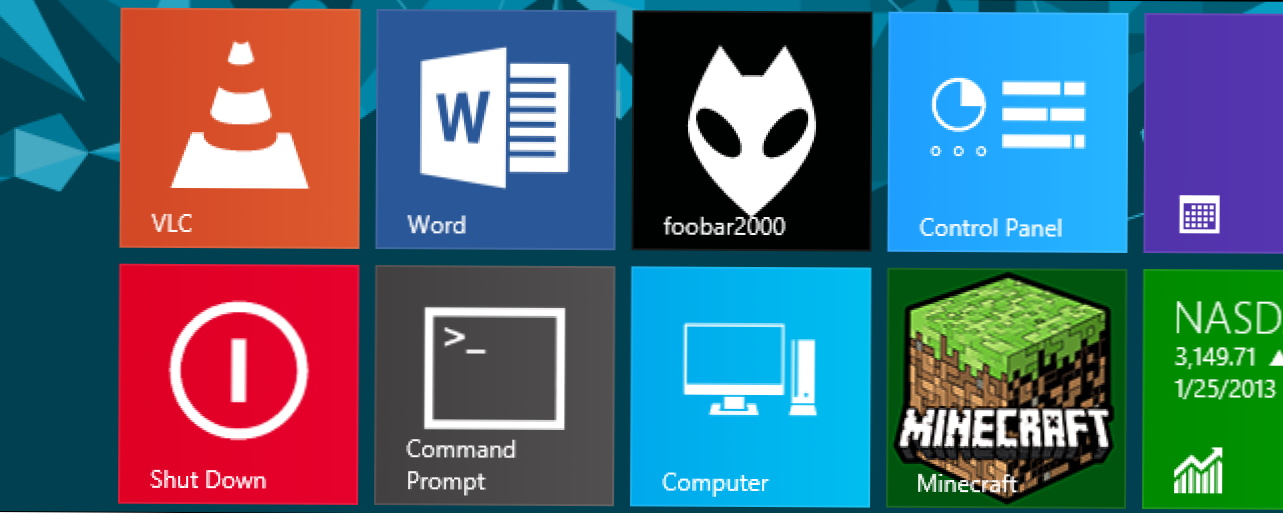 Kuinka luoda mukautetut Windows 8 -tyyppiset kuvakkeet mille tahansa työpöytäohjelmalle (Miten)