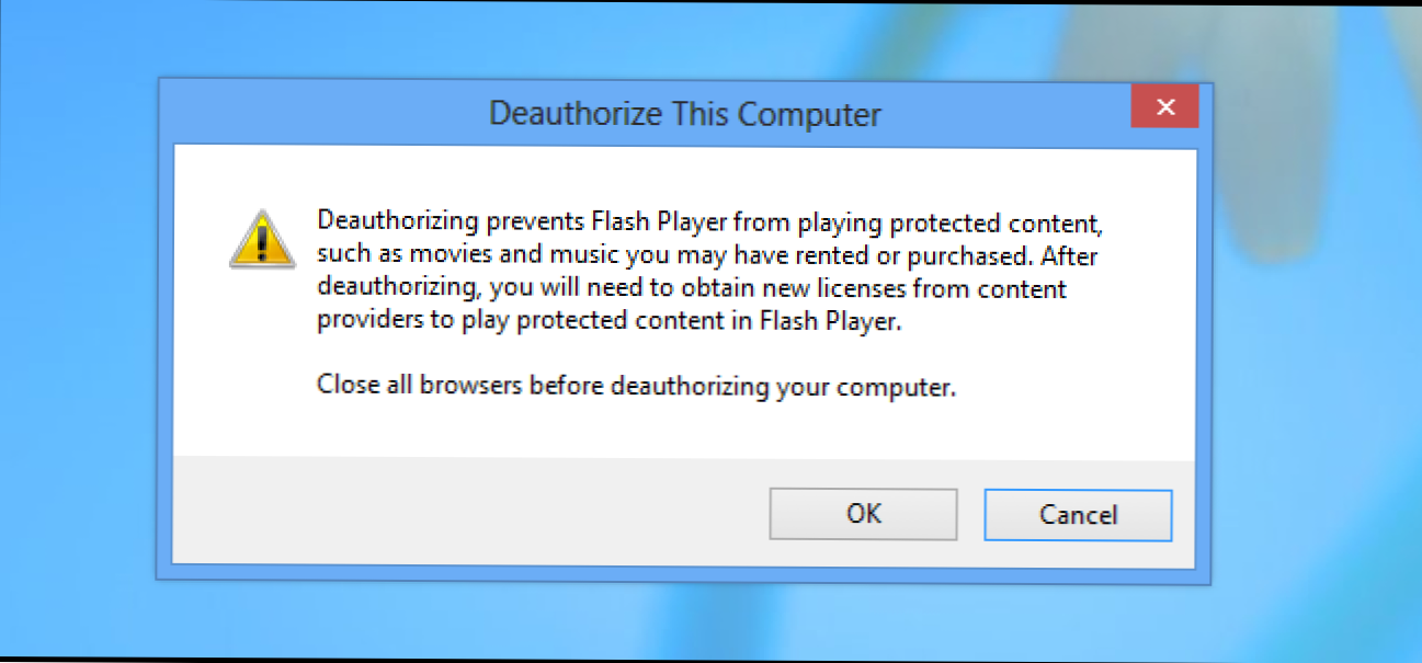 Jak wycofać autoryzację zawartości Flash przed sprzedażą komputera (Jak)