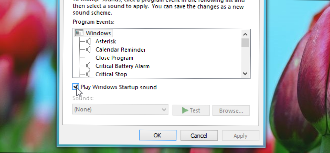 Kako omogućiti ili onemogućiti pokretanje zvuka u sustavu Windows 7 ili 8 (Kako da)
