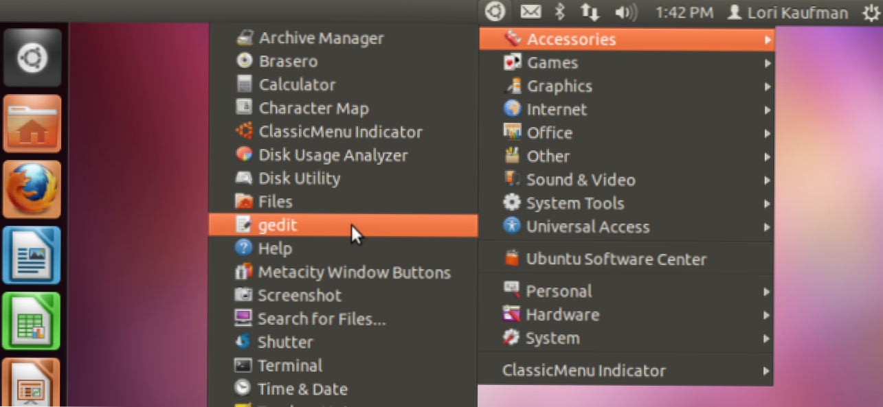 Jak zainstalować klasyczne menu Gnome w Unity w Ubuntu 11.10 (Jak)