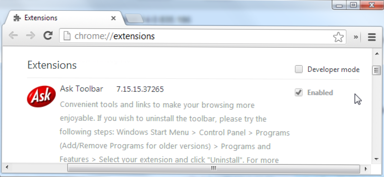 Cum să dezinstalați manual o extensie Chrome instalată la nivel global (Cum să)