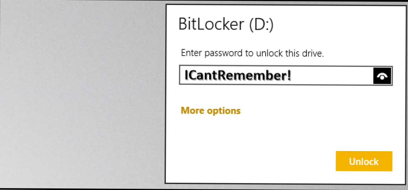 Jak odzyskać zaszyfrowane dyski Bit Locker Należy zapomnieć hasła (Jak)