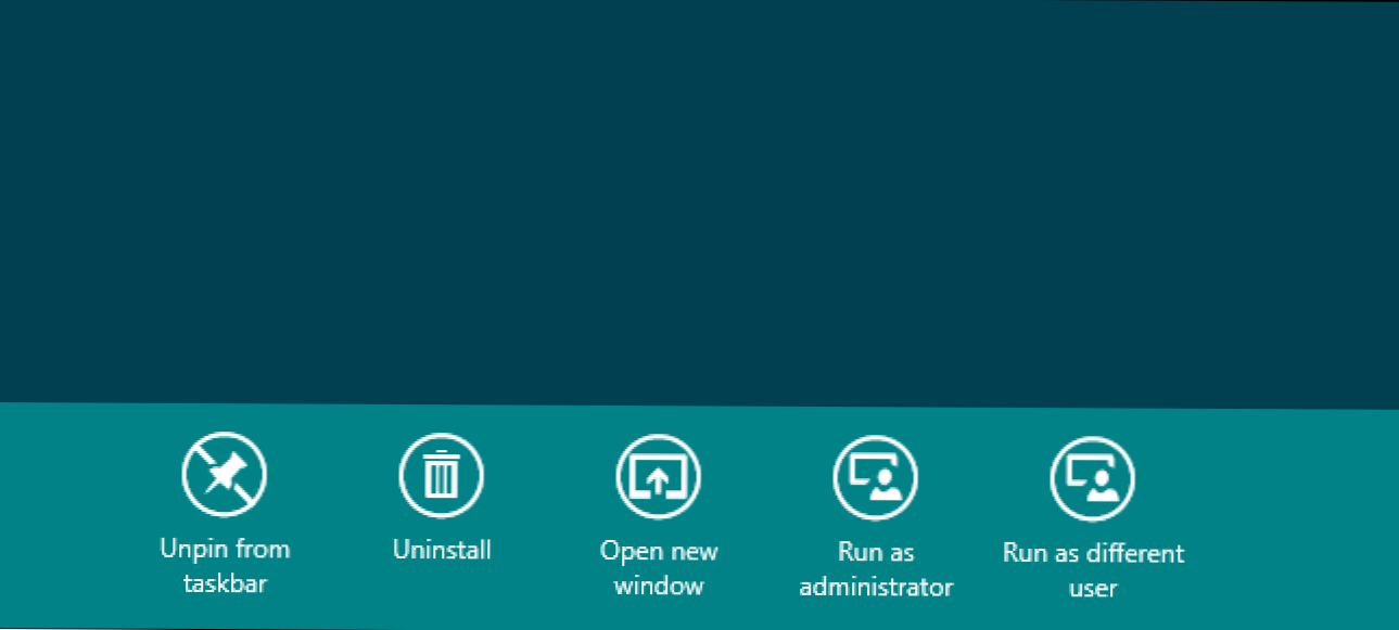 Cum să executați aplicațiile Windows 8 ca utilizator diferit de la ecranul de pornire (Cum să)