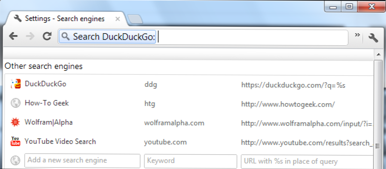 Как да ускорим уеб браузъра с ключови думи за търсене и отметка (Как да)