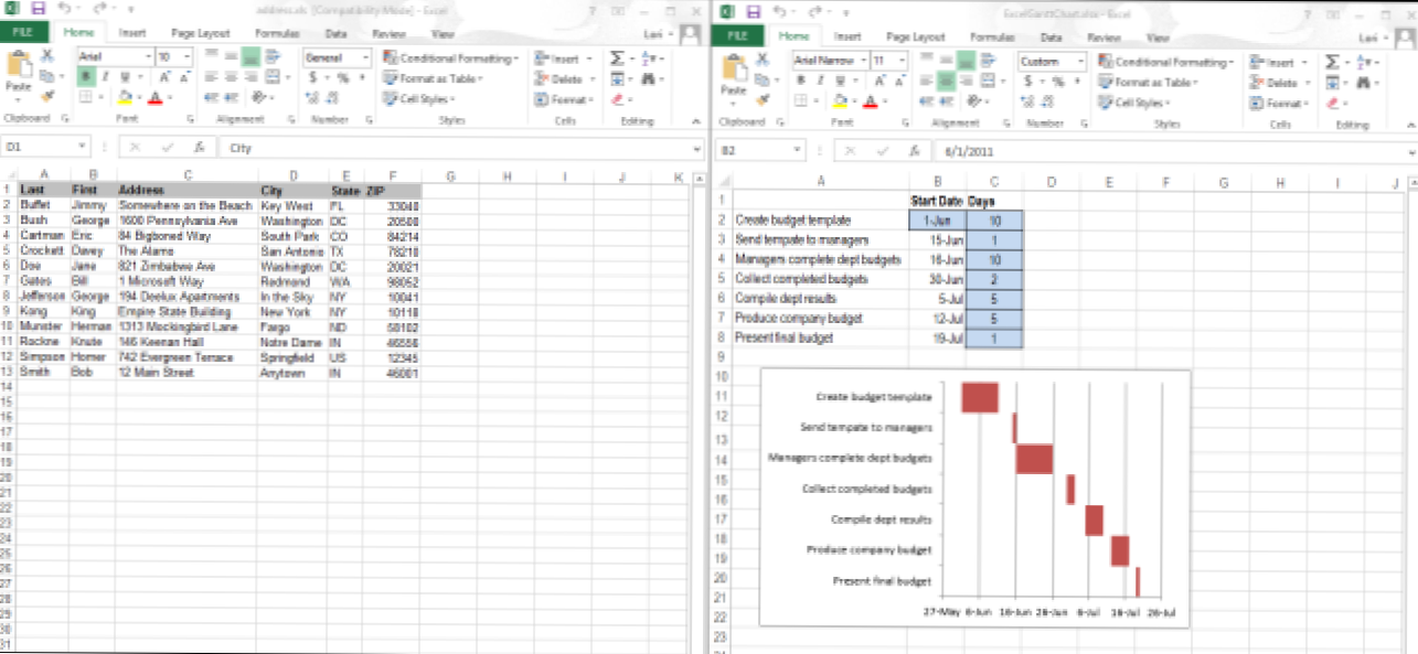 Cara Melihat Spreadsheet Side-by-Side di Windows Terpisah di Excel 2013 (Bagaimana caranya)