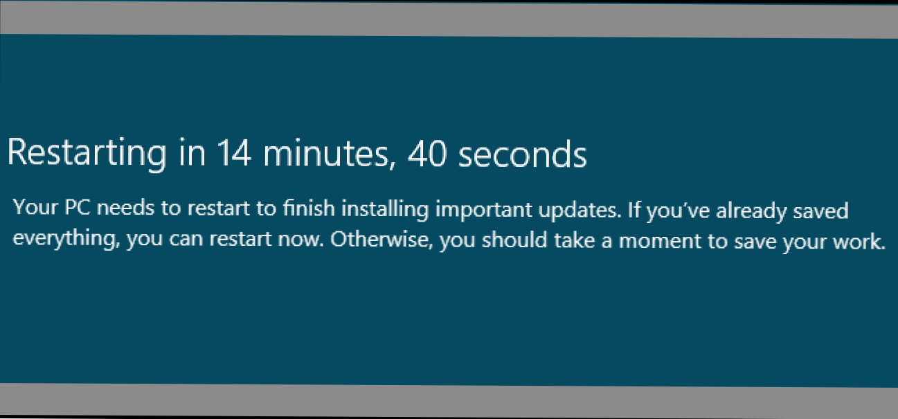 Estä Windowsin uudelleenkäynnistämisestä tietokoneen jälkeen Windows-päivitysten jälkeen (Miten)