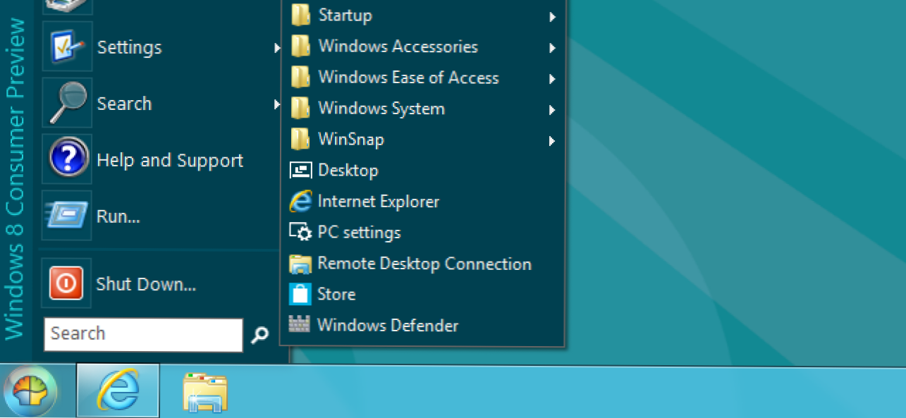 Gunakan Shell Klasik untuk Mendapatkan Start Menu & Explorer Toolbar Klasik di Windows 8 (Bagaimana caranya)