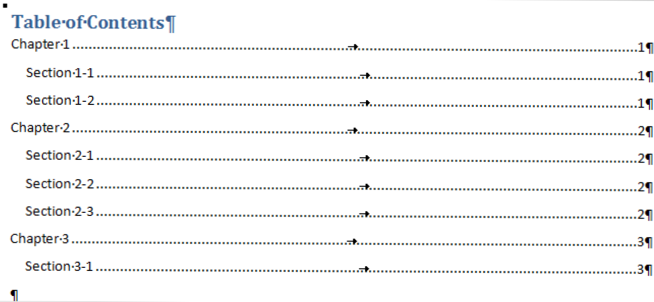 Luo yksi sisällysluettelosta useista Word 2010 -asiakirjoista (Miten)