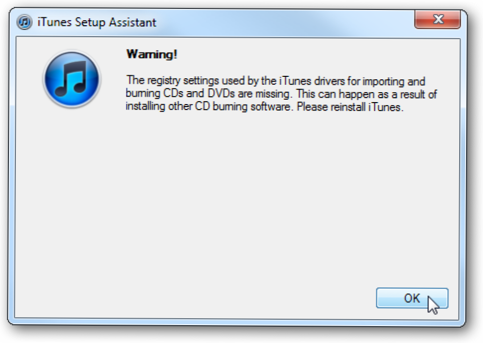 Naprawiono błąd iTunes Setup Assistant Drivers w systemie Windows (Jak)