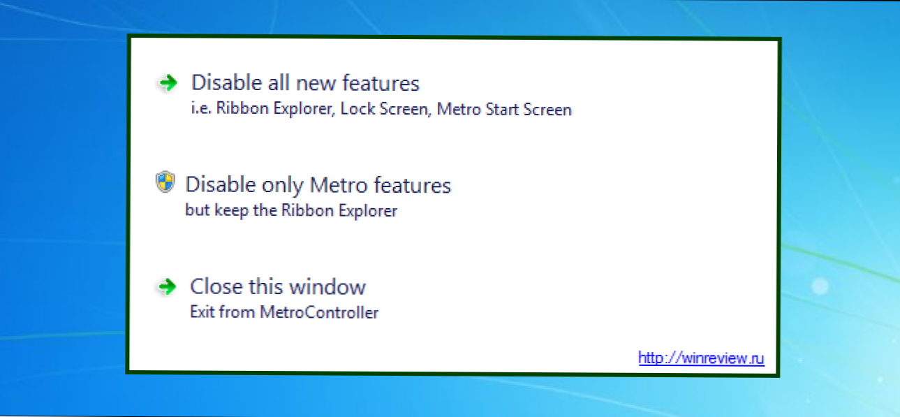 No padomu lodziņa: atspējojiet Metro funkcijas, saglabājot Windows 8 Explorer lenti (Kā)