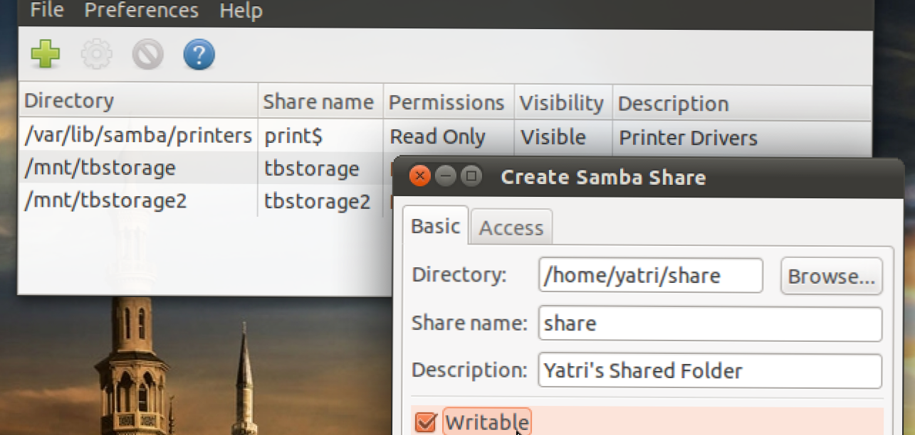 Miten luoda Samba (Windows) -osuudet Linuxissa Helppoa tapaa (Miten)