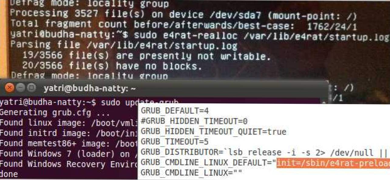 Cum de a reduce timpul de boot al PC-ului Linux în jumătate cu E4rat (Cum să)