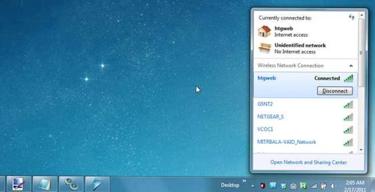 Cara Mengaktifkan Jaringan Nirkabel Khusus-Pengguna di Windows 7 (Bagaimana caranya)