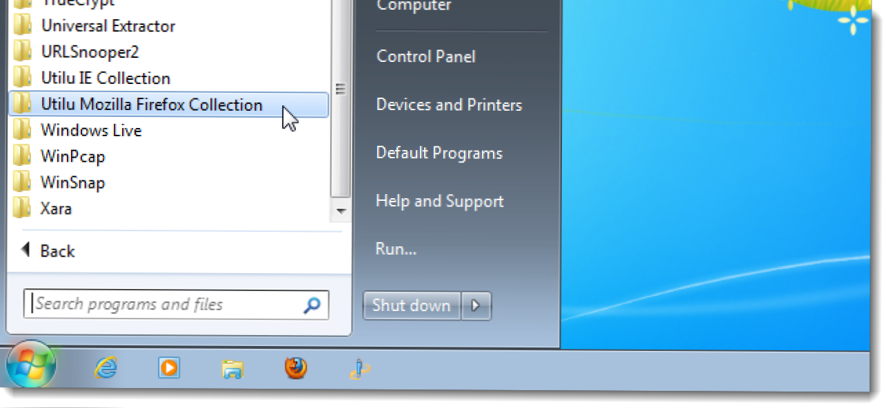 Kā Windows 7 sākuma izvēlnē reorganizēt sadaļu Visas programmas (Kā)