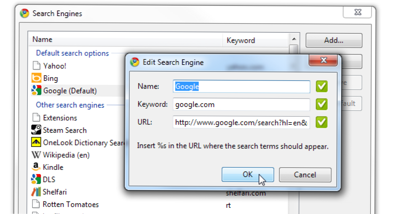 Jak przełączyć domyślną wyszukiwarkę Chrome na międzynarodowe Google (Jak)