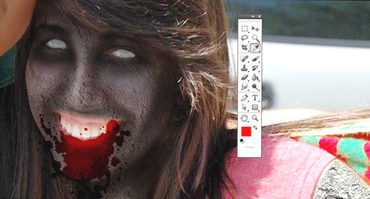Cara Mengubah Teman Anda menjadi Zombies untuk Halloween (Di Photoshop) (Bagaimana caranya)