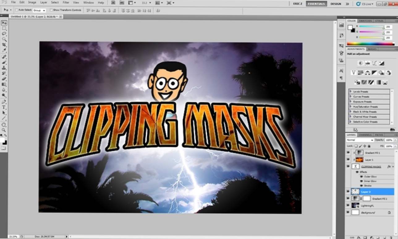 Как да използвате маски за изрязване (и не маски за слоеве) във Photoshop (Как да)
