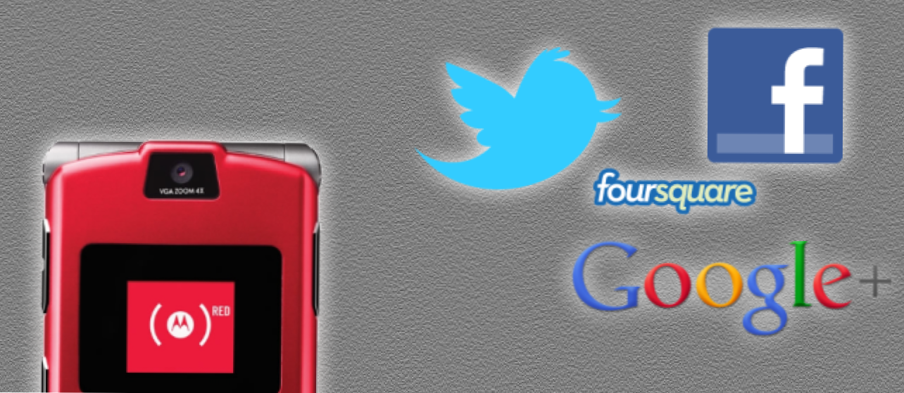Как да използвате Facebook, Twitter, Google+ и Foursquare чрез SMS (Как да)