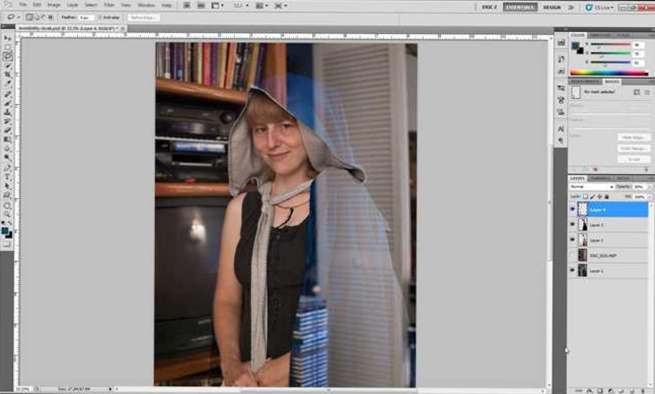Trik Photoshop Bodoh: Cara Membuat Jubah Gaib (Bagaimana caranya)